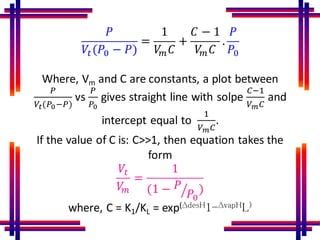 bet model|bet isotherm equation.